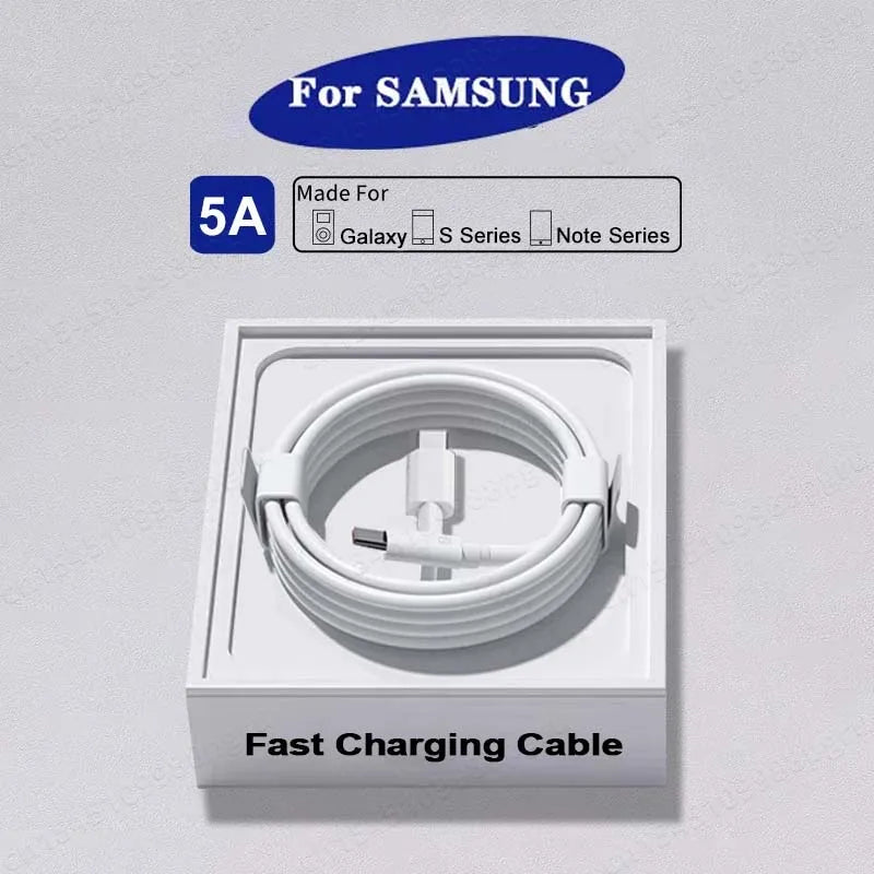 2PCS PD 45W USB C Cable For Samsung Galaxy S20 S21 S22 S23 Ultra Note 10 5G 20 A53 A54 Super Fast Charging USB Type C Data Cable Sertex