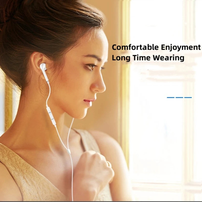 Original Headphones For Xiaomi 15 14 13 12 11 10 Pro Redmi Note K50 Samsung Huawei TypeC Wired Earphone 3.5mm AUX In-Ear Earbuds Sertex