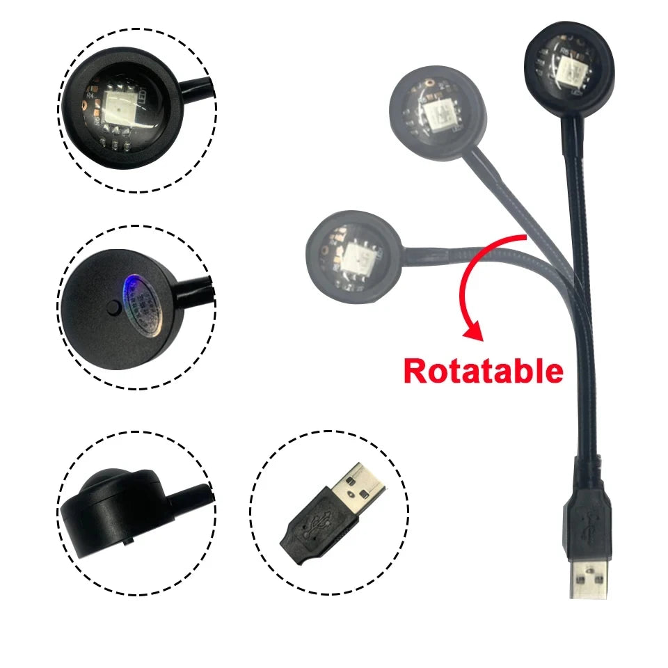 LED Sunset Lamp Nightlights USB Projector Birthday Party Decoration Mood Lights For Bedroom Living Room Wall Photography Sertex