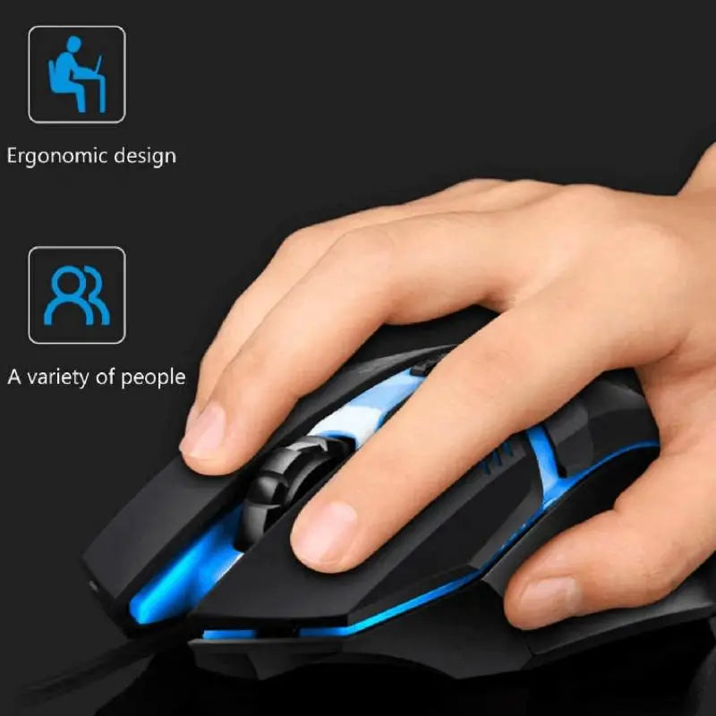 2025 Latest High Quality Ergonomic Design Gaming Mouse Desktop Computer Laptop USB Backlit Mouse Manufacturers Hot Sale Sertex