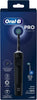 Vitality Pro Electric Toothbrushes for Adults, for Him/Her, 1 Handle, 2 Toothbrush Heads, 3 Brushing Modes Including Sensitive Plus, 2 Pin UK Plug, Black (Packing May Vary)
