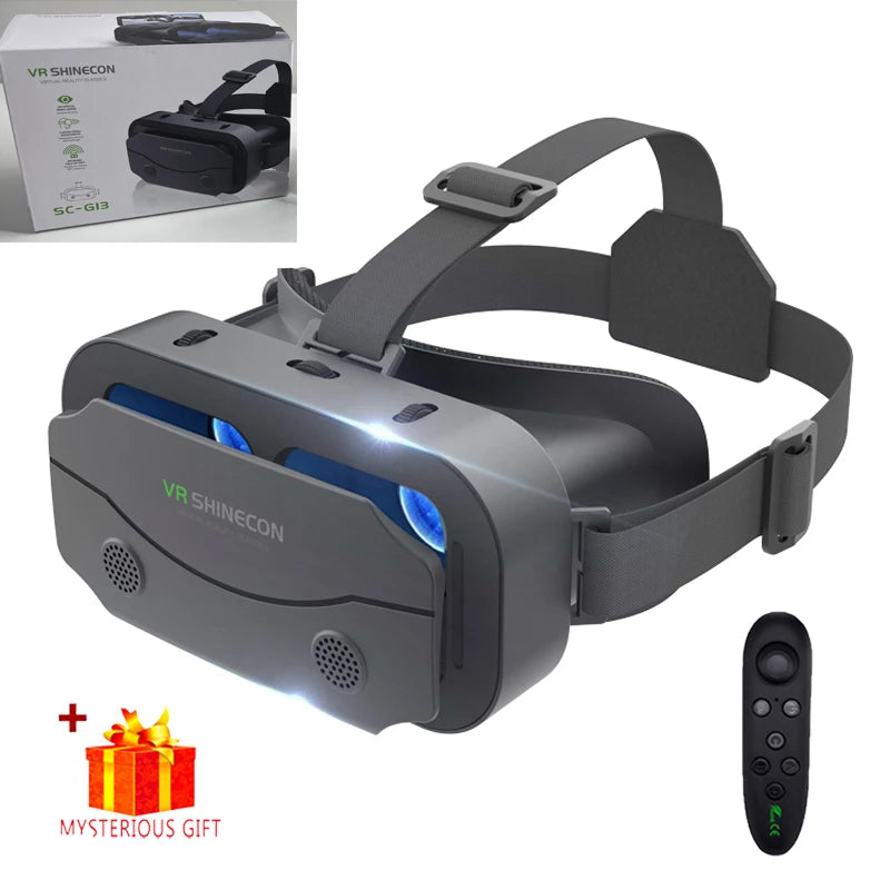VR Glasses Virtual Reality Headset Viar Devices Helmet 3D Lenses Smart Goggles for Smartphones Phone Mobile Gogle Game Accessory