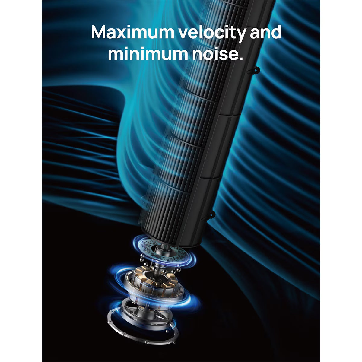 Nomad One Tower Fan in Black, DR-HTF014