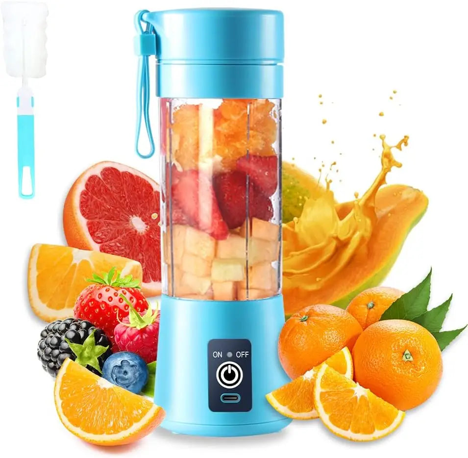 380Ml Household Juice Mixer Mini Electric Juicer USB Rechargeable Smoothie Smoothie Shake Mixer Outdoor Picnic Portable Juicer