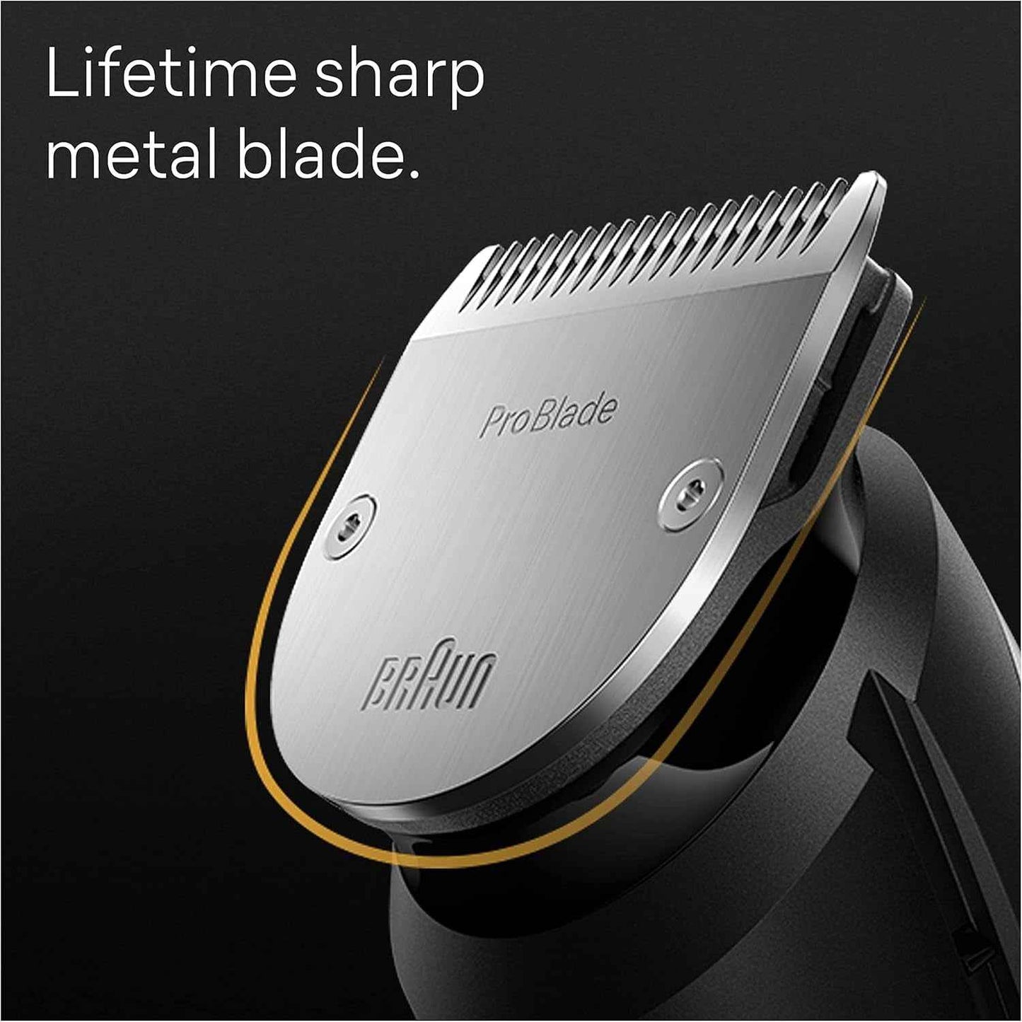 Beard Trimmer Series 9 BT9441, Beard Trimmer Men Rechargeable, Trimmer with Barber Tools and 180-Min Runtime, Hair and Beard Trimmers for Men, Black