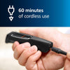 7-In-1 All-In-One Trimmer, Series 3000 Grooming Kit for Beard & Hair with 7 Attachments, Including Nose Trimmer, Self-Sharpening Blades, UK 3-Pin Plug-Mg3720/33