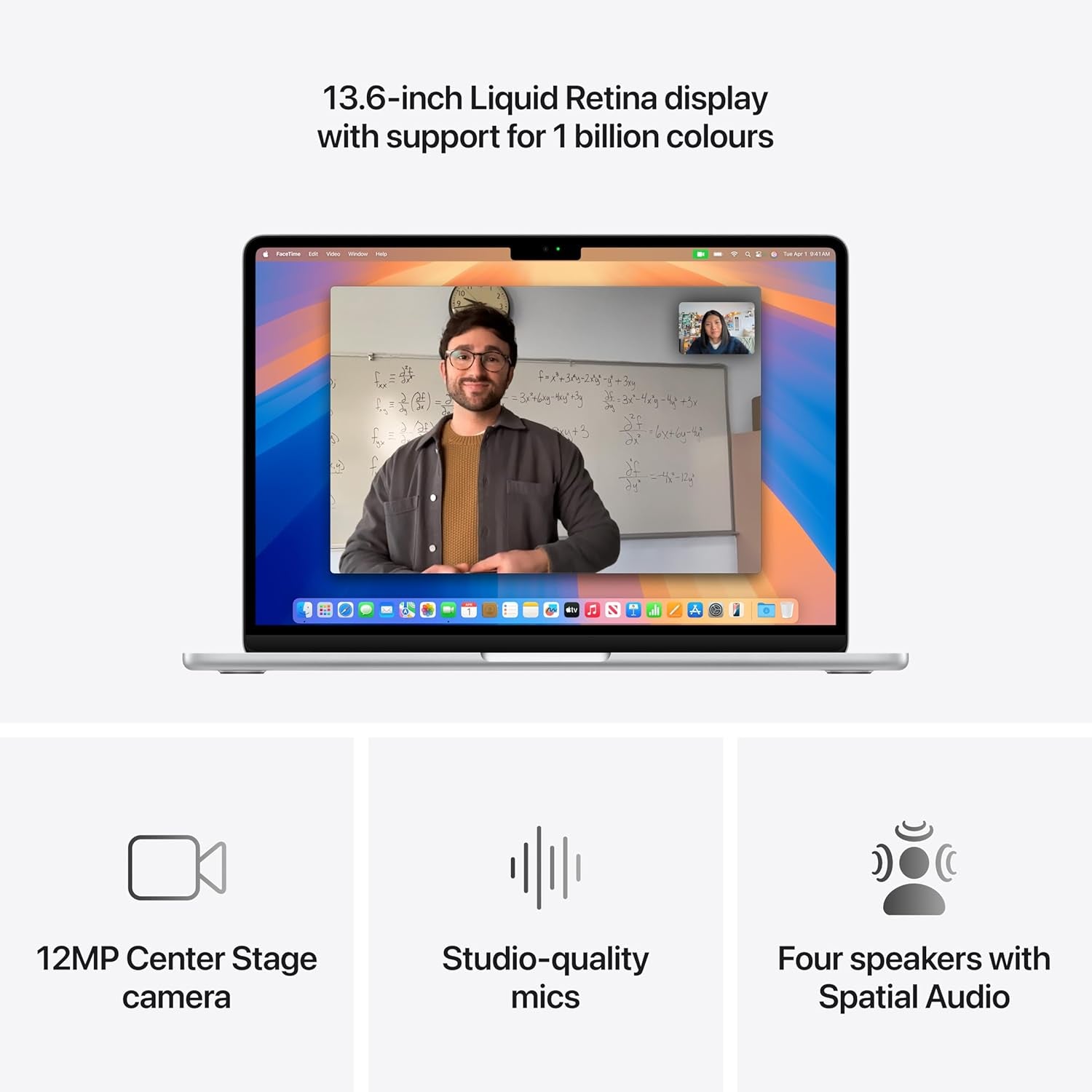 2025 Macbook Air 13-Inch Laptop with M4 Chip: Built for  Intelligence, 13.6-Inch Liquid Retina Display, 16GB Unified Memory, 256GB SSD Storage, 12MP Center Stage Camera, Touch ID; Silver
