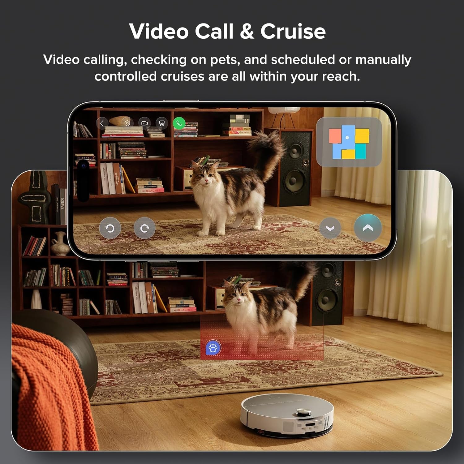 Saros 10 Robot Vacuum Cleaner with Mop, 22,000 Pa, 3.14-Inch Ultra Slim, Zero-Tangling, AI 3.0 Obstacle Avoidance, Auto Detachable Mop, 80°C Mop Washing, Hot Water Dock Self Cleaning (White)