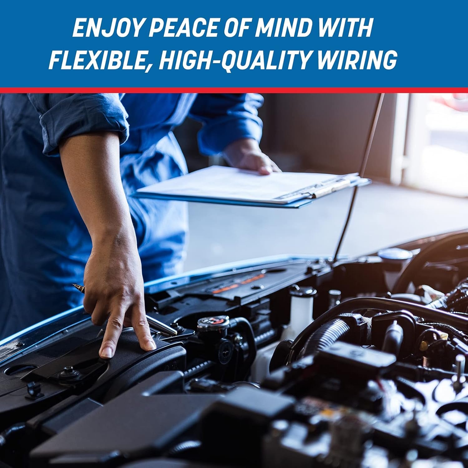 16 AWG Stranded Pure Copper Electrical Wire - 100 Feet, Ideal for Speaker, Automotive, Trailer, Stereo, and Home Theater Applications - Red/Black