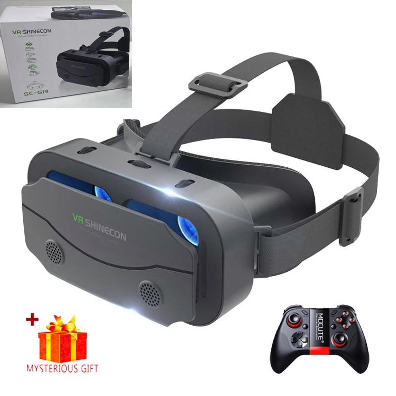 VR Glasses Virtual Reality Headset Viar Devices Helmet 3D Lenses Smart Goggles for Smartphones Phone Mobile Gogle Game Accessory