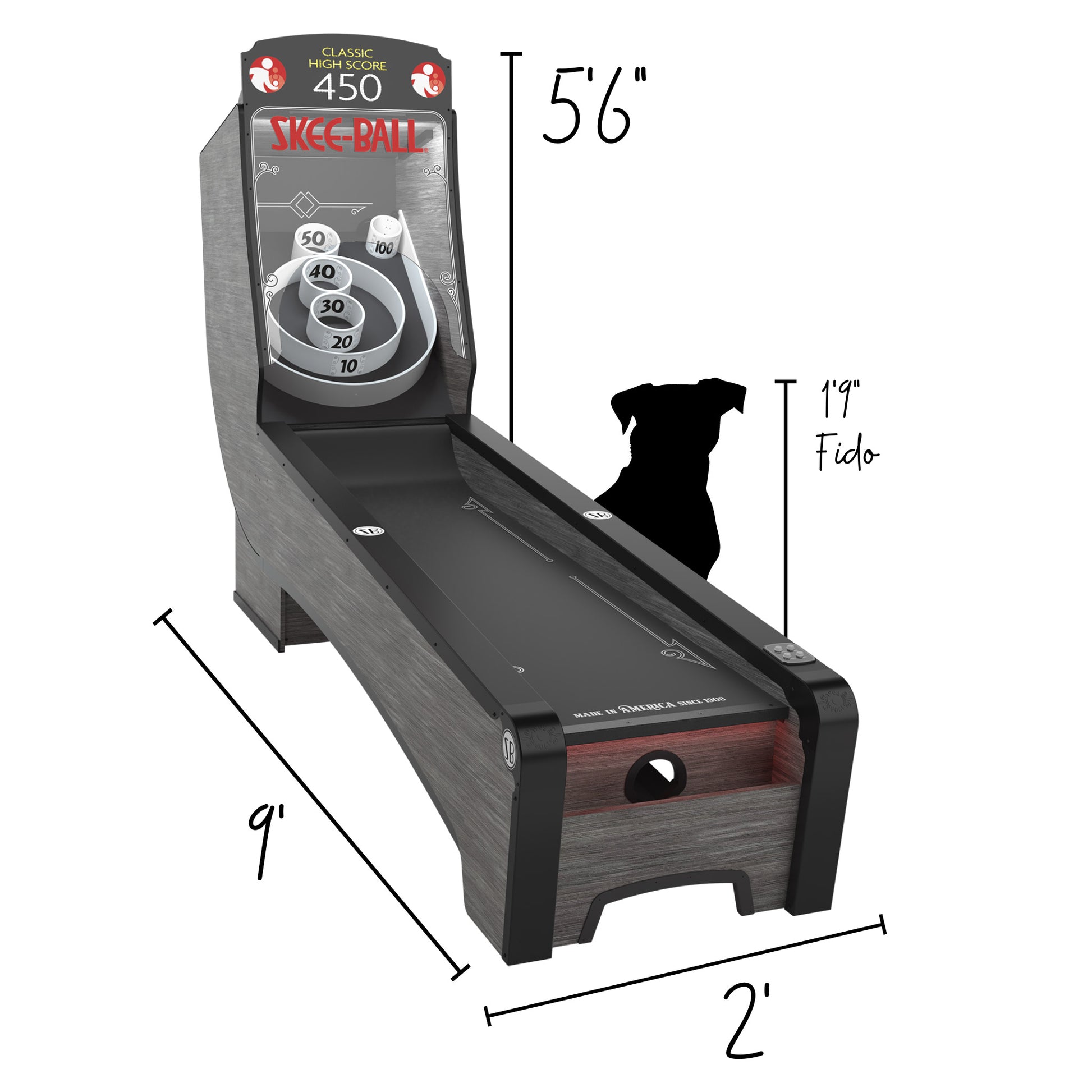9' Signature Steel Home Arcade Game