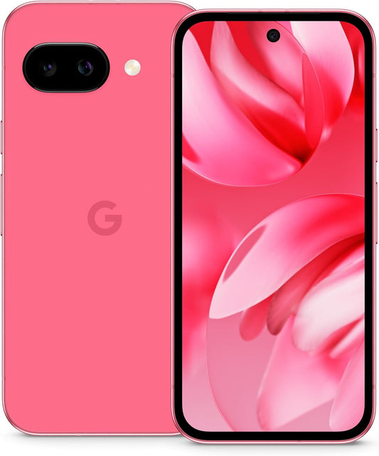 Pixel 9A – Unlocked Android Smartphone with AI Camera, All-Day Battery and Powerful Security – Peony, 128GB