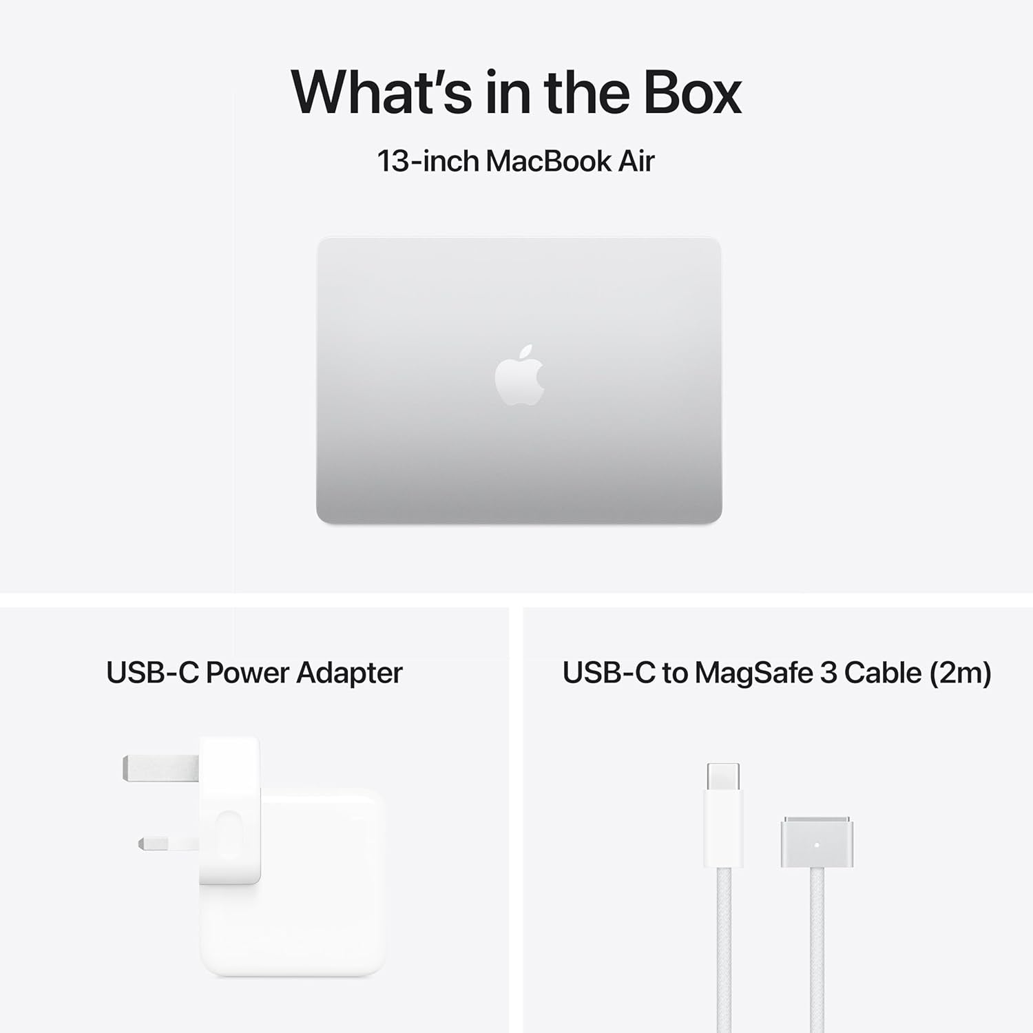 2025 Macbook Air 13-Inch Laptop with M4 Chip: Built for  Intelligence, 13.6-Inch Liquid Retina Display, 16GB Unified Memory, 256GB SSD Storage, 12MP Center Stage Camera, Touch ID; Silver