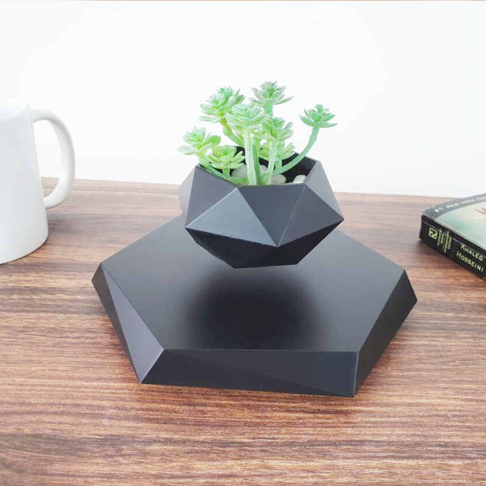 Floating Magnetic Levitating Flower Pot Gadgystox