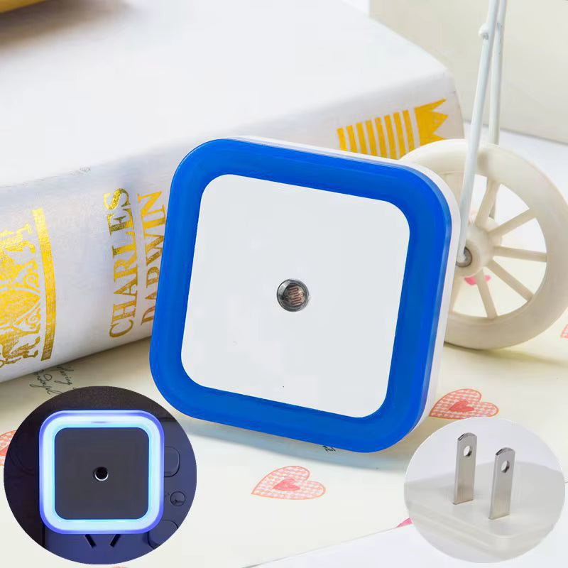 Wireless LED Night Light Sensor Lighting Mini EU/US Plug Night Lights for Children Room Bedroom Living Room Decoration Lighting
