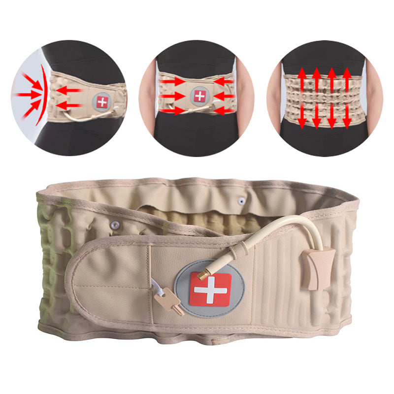 Belt Support Brace Physio Decompression Back Relief Waist Lumbar Traction Sertex